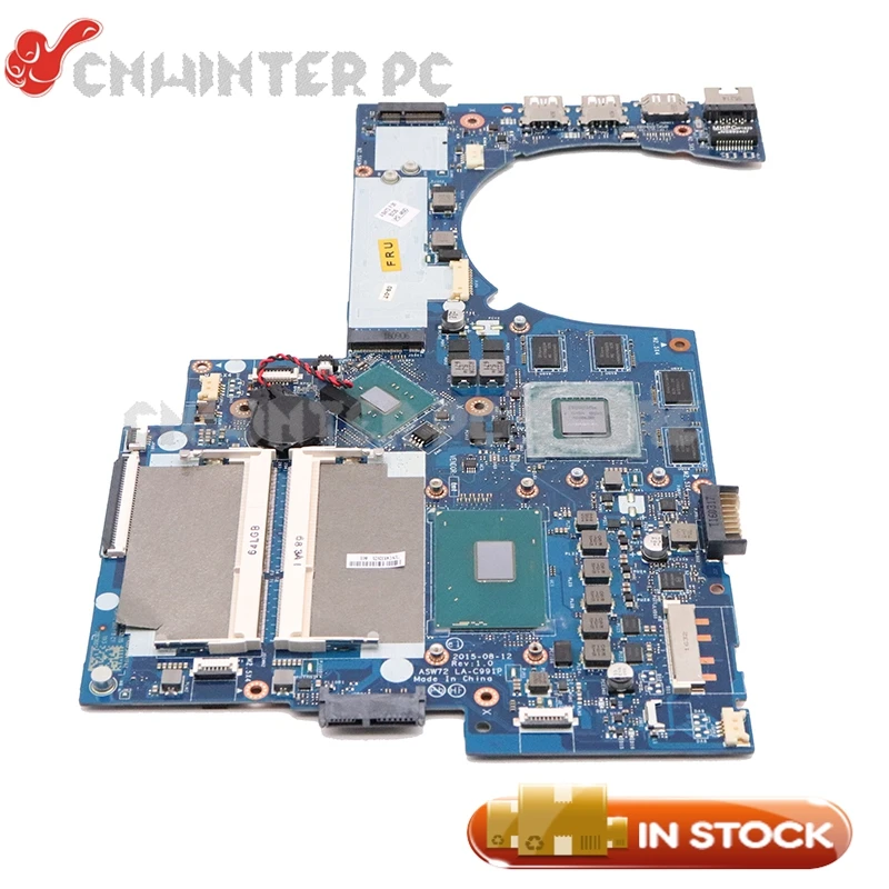 NOKOTION ل HP الحسد 17-R 17-N 17T-N 17T-N100 اللوحة المحمول ASW72 LA-C991P 832319-601 829068-601 i7-6500HQ وحدة المعالجة المركزية 950 M 4 GB