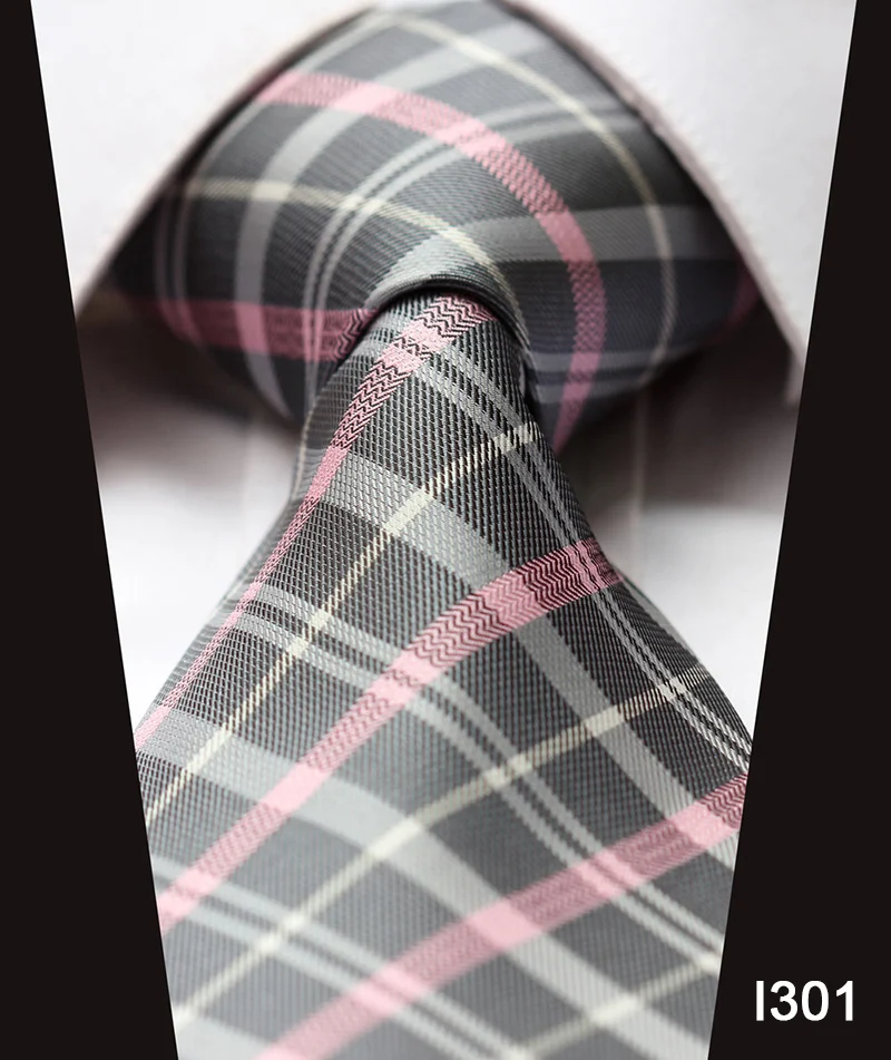 

Dot Check Striped Check New 3.4" 100% Silk Jacquard Woven Classic Man's Tie Necktie#I3