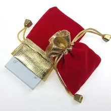 9*12 см 200 шт красные Пномпень бархатные сумочки для ювелирных изделий кошелек; подарочная сумочка пакет с мешочек с завязками Свадебные diy женские дисплей