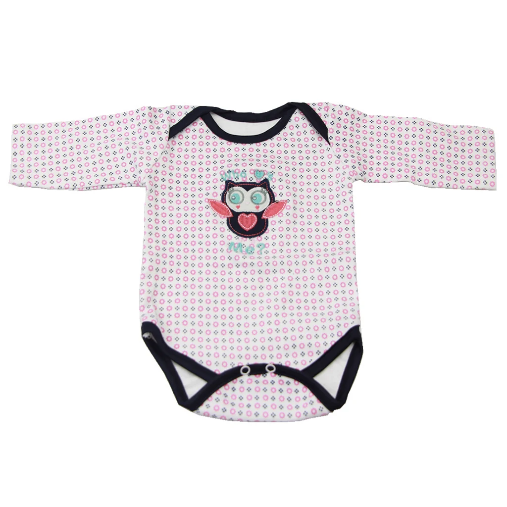 New Arivals Dotted Romper Dress Headband Clothes Set for 22''-23'' New Baby Girl Dress Up Outfit Dollfle Dolls Accessories