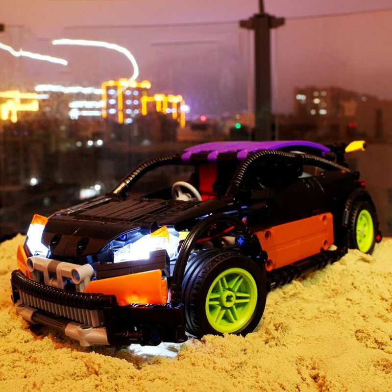 

Technic 20053 20053B 640PCS The Hatchback Type R Sets MOC-6604 Model Building Kits Blocks Bricks Toys For Children Gifts
