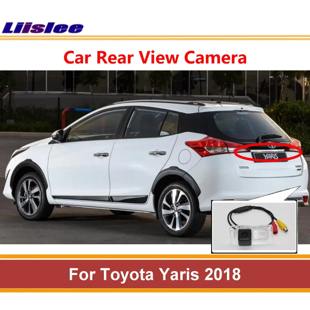 Автомобильная камера заднего вида для парковки Toyota Yaris 2018 HD SONY CCD III с функцией