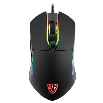

OMESHIN Catamount 3500DPI RGB Backlit 6 Buttons Wired Programmable Buttons Computer Mouse 12000 DPI Gamer Mouse For PC Laptop