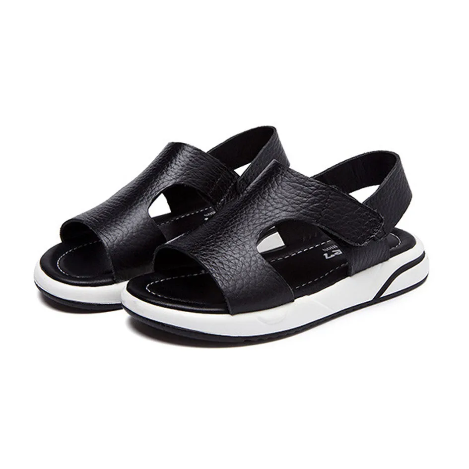 

Kitiin Kids Summer Sandals For The Boy 2017 Leather Beach Shoes For Boys Fisherman Style Children's Footwear Sandalen Garcon