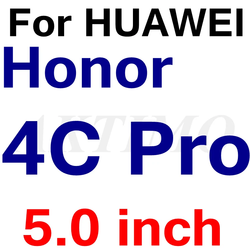 0,26 мм защита для экрана из закаленного стекла для HUAWEI Honor 5A LYO-L21 Y3 Y5 Y6 II 4C Pro P8 P9 P10 Lite Nova Young чехол - Цвет: 4C Pro