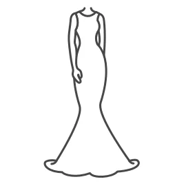 Mermaid Wedding Dresses Clip Art