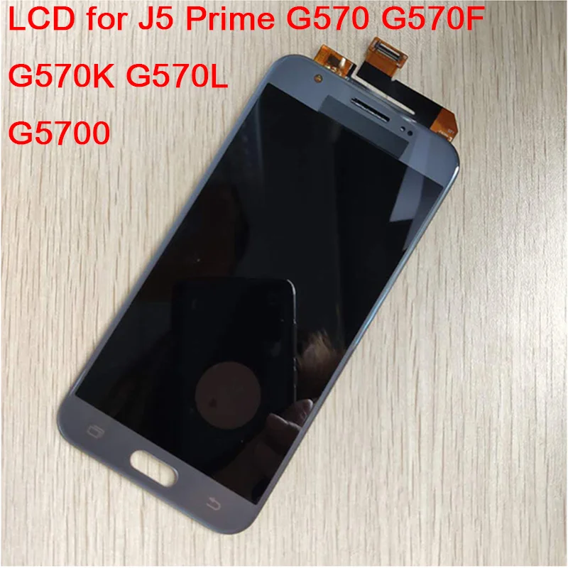 

For Samsung Galaxy J5 Prime G570 G570F On5 2016 G5700 LCD Display+Touch Screen Digitizer Assembly 2GB RAM Single Hole Replac