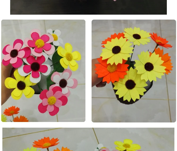 Новые поделки для детей DIY цветочный горшок Горшечное растение детский сад Обучающие игрушки Монтессори вспомогательный материал для