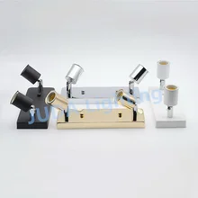 Прямоугольная коробка квадратная потолочная Роза потолочный навес с E27 лампа держатель настенный светильник Светодиодная люстра освещение аксессуары DIY