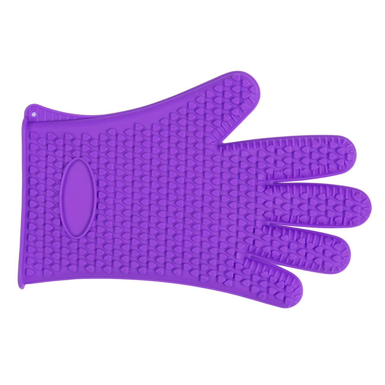 1 шт. перчатки для духовки один силиконовый барбекю Кухня Термостойкие рукавицы Горячая поверхность обработчик - Цвет: F