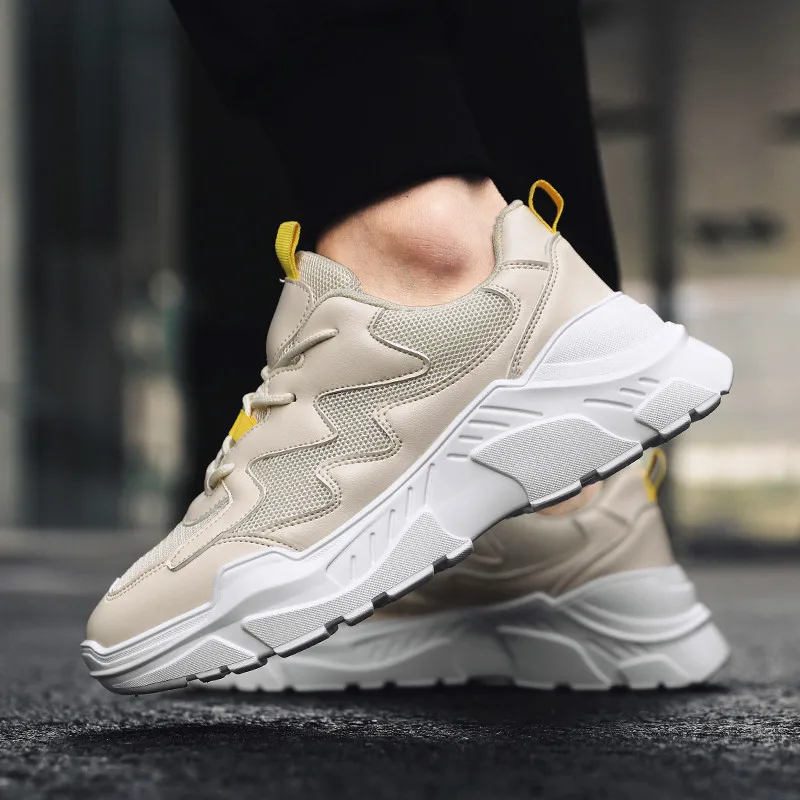 

Men's Casual Shoes Explosive Models Breathable Increase Versatile Net Red Non-Slip Sports Shoes Men's Fashion Sneakers