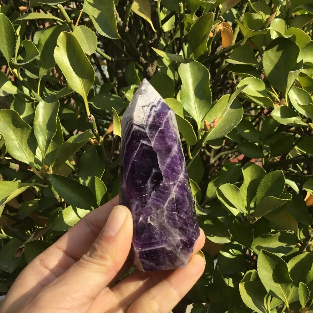 Натуральный пурпурный кварц Crystal Point Dream Камень Аметист crystal polytope|Камни| |