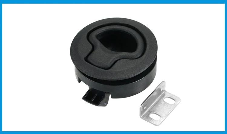 Preto Nylon Nenhuma Tecla Flush Pull Travas Slam Trava Elevador Handle Deck Boat Marinha Hardware Marinhos 3 Preto nylon NENHUMA tecla Flush Flush Pull