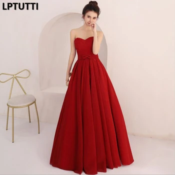 

LPTUTTI Pregnant Strapless Gratuating New For Women Elegant Date Ceremony Party Prom Gown Formal Gala Luxury Long Evening Dress