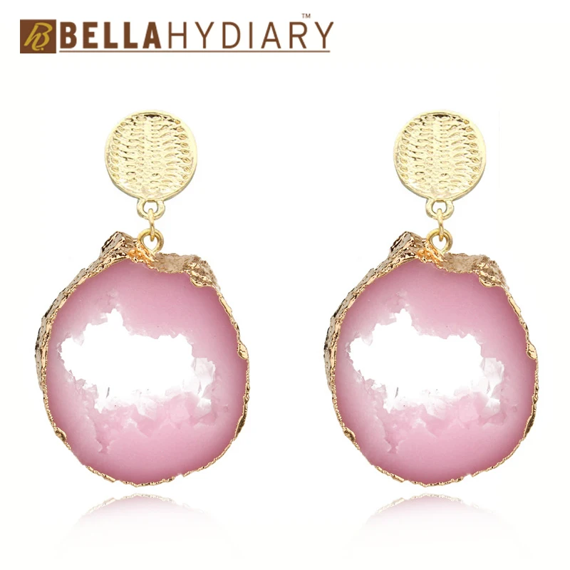 Druzy earrings resin earrings jewelry Ohrringe bijoux earings earring earing pendientes brinco big earrings vintage jewelry wedding earrings geometric earrings long earrings gifts for women (10)
