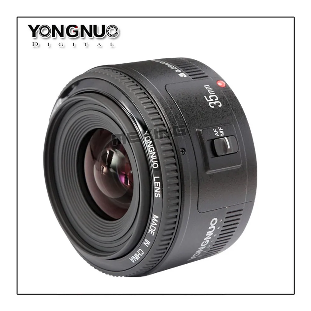 YONGNUO YN 35 мм F2 объектив камеры 1:2 AF/MF широкоугольный ...