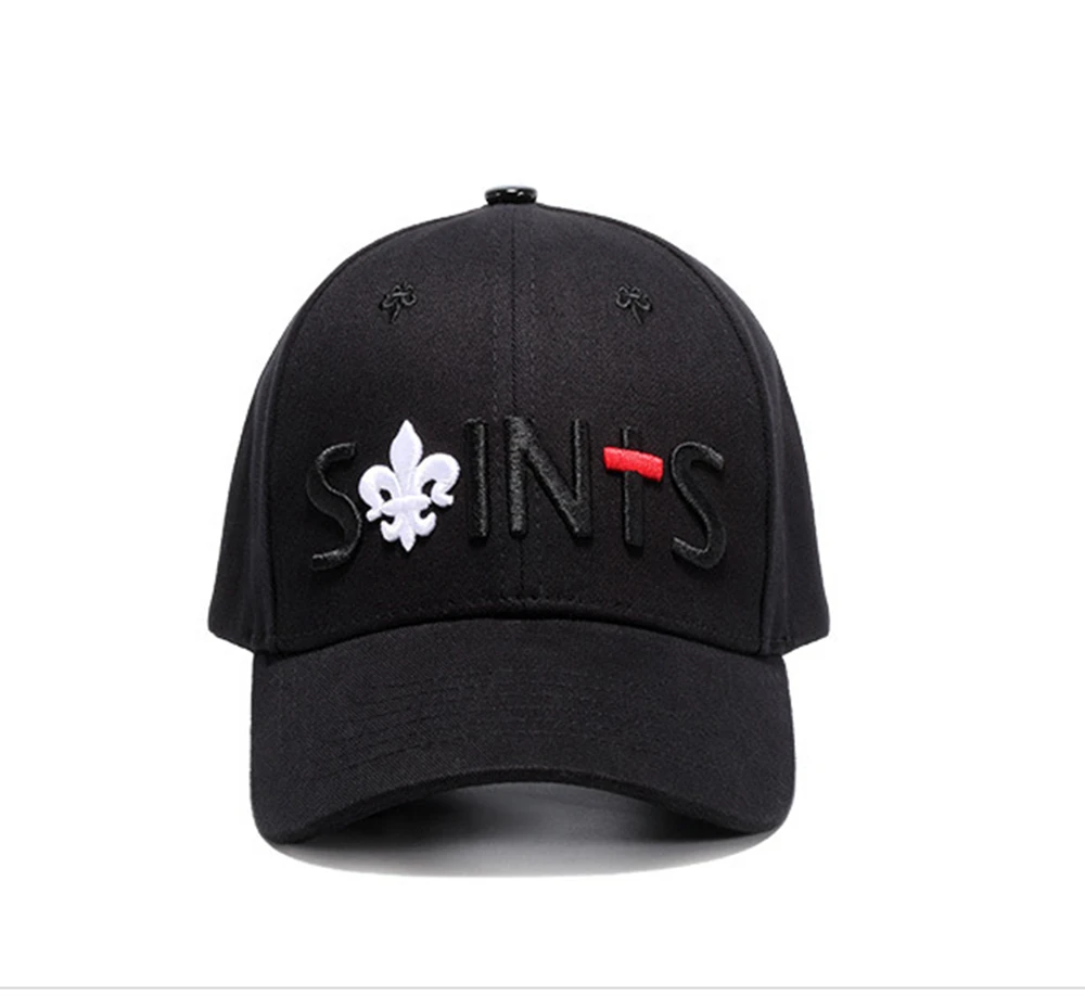 Fashion Hip Hop Hat Letter Embroidery Cotton Baseball Cap for Men Women