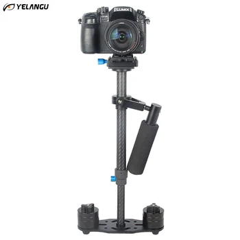

YELANGU S40T Professional Carbon Fiber Handheld Stabilizer Steadicam For Canon DSLR Camera DV Camcorder Sports Camera