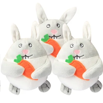 

Small Pet Cotton Nest Pet Dog Toy Carrot Creative House Hide Rabbits Squeaky Toy Interactive Plush Puzzle For Dogs Cat Chew Toy
