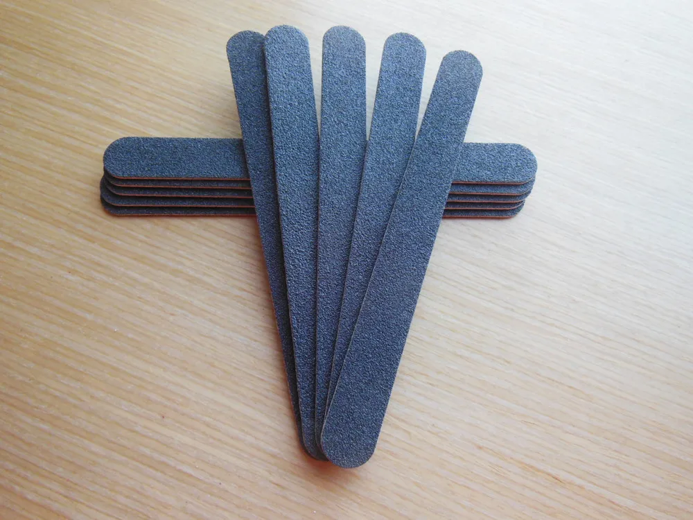 Пилка для ногтей черная деревянная 100 50/200/80/80 шт.|emery board|nail filenail file 80/80 |