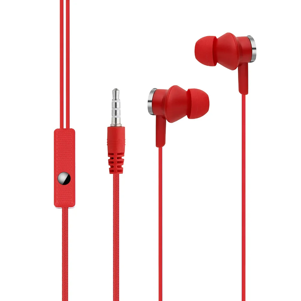 

Yangmaile 3.5mm in ear earphone bass stereo Universal In-Ear Magnet Stereo Earbud Earphone Headset with Mic For Cell Phone z75