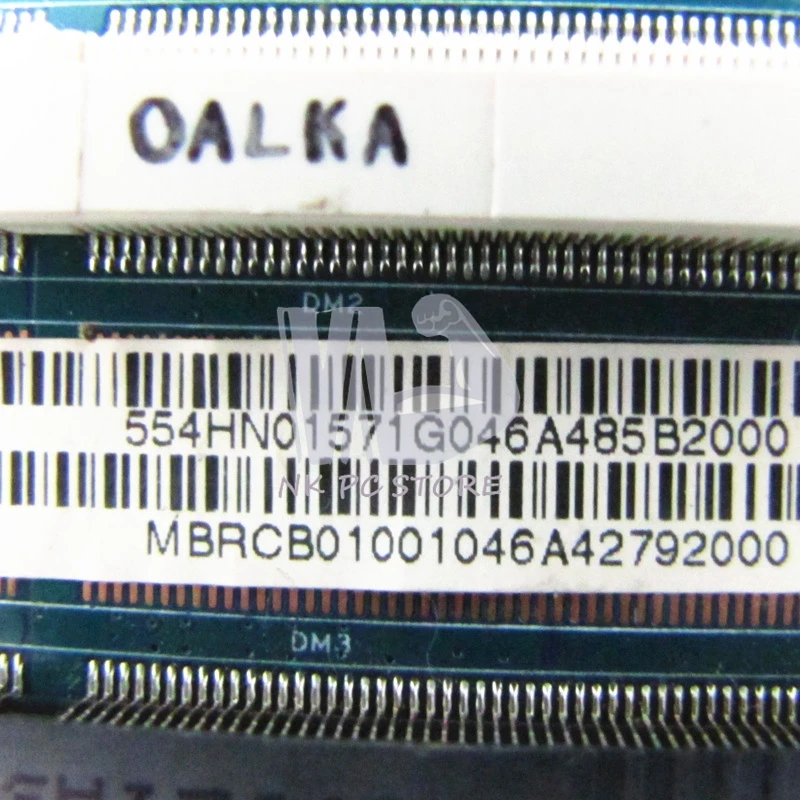 Nokotion لشركة أيسر أسباير 7741 7741 جرام HD5650M 1 جيجابايت اللوحة المحمول hm55 ddr3 بطاقة الفيديو MBRCB01001 mb. RCB01.001 48.4hn01.01m