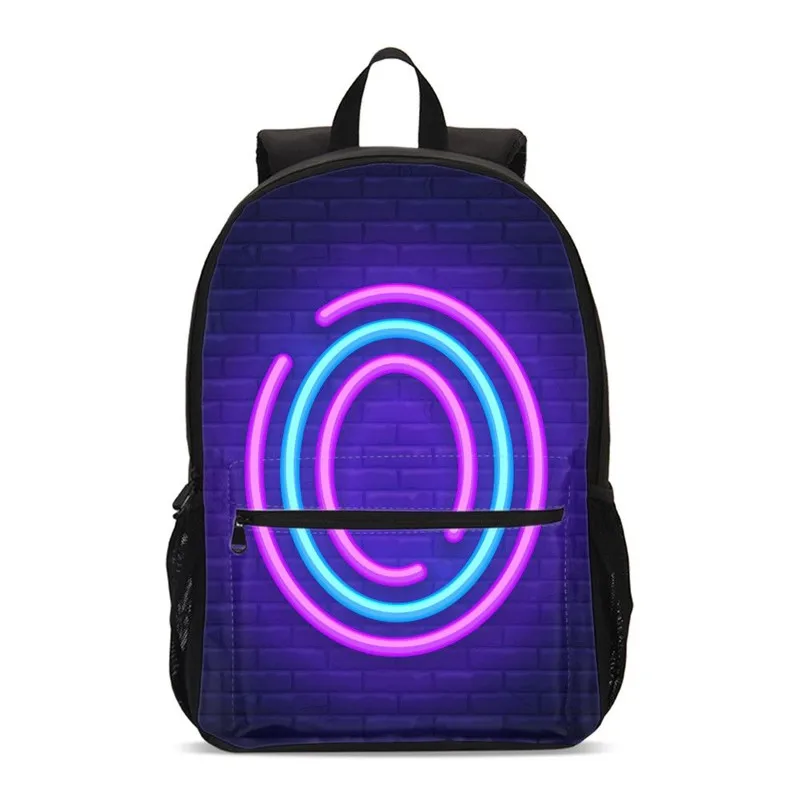 

VEEVANV Backpack For Boys Girls Cool Lucky Number 0 To 9 Letter 3D Printing School Bag Teenager Children Bookbag Mochila Escolar