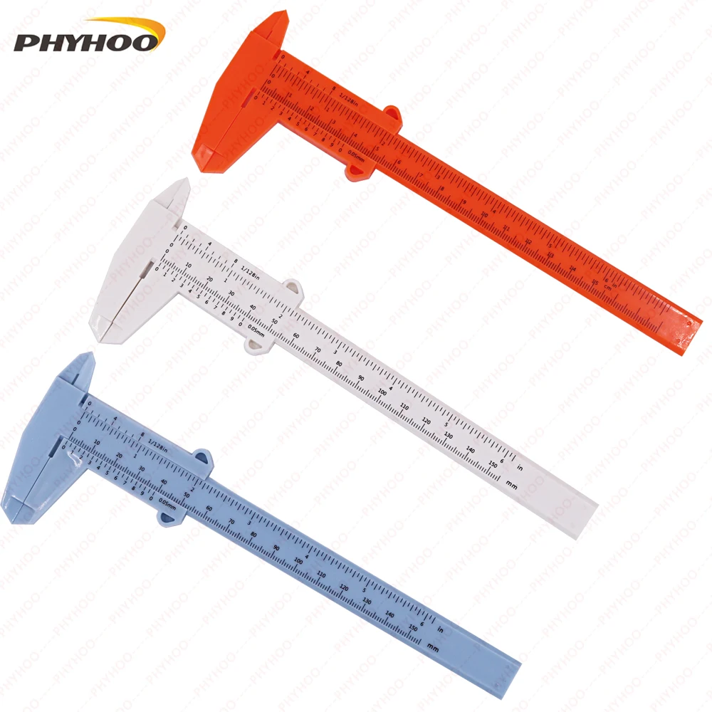 

3Pcs DIY Tool Woodworking Metalworking Plumbing Model Making 80/150mm/0.5 Vernier Caliper Aperture Depth Diameter Measure Tool