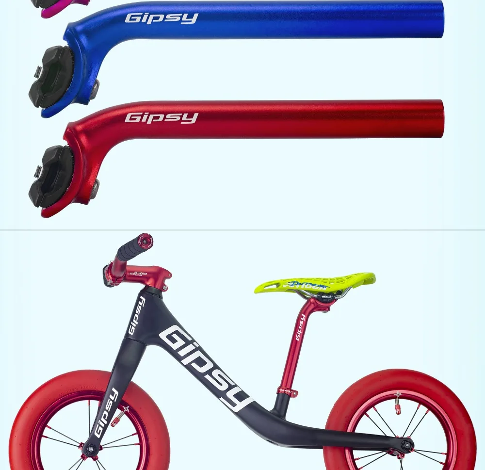 Gipsy GS-522 ALLOY-6061-3D велосипед подседельный 22,2* 220L 180 г детские велосипеды для S T R I D E R части велосипеда