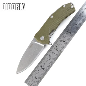 

DICORIA Lion Steel molletta KUR D2 blade G10 handle ball Bearing Flipper tactical folding knife camping outdoor knives EDC tools