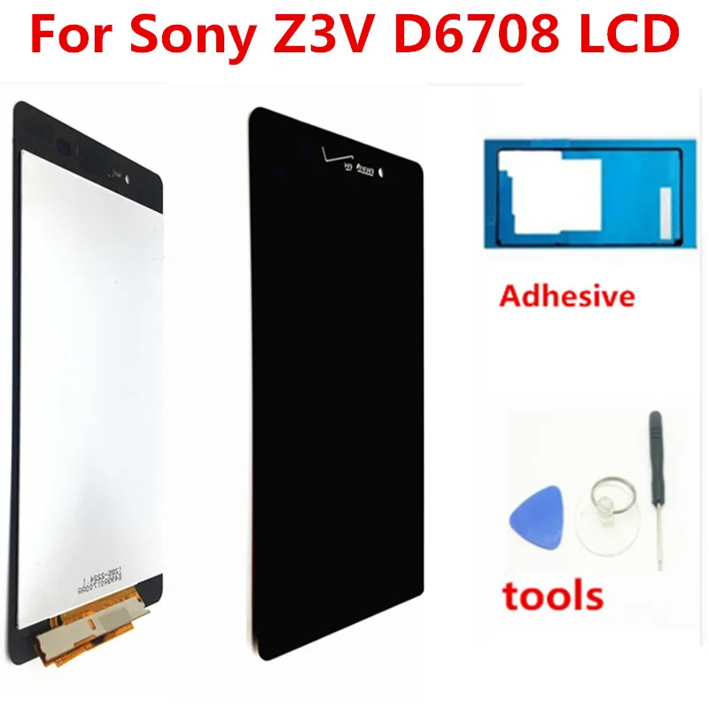 

5.2" For Sony Xperia Z3v 4G Verizon D6708 (with verizon) LCD Display+Touch Screen Digitizer Assembly Replacement Parts