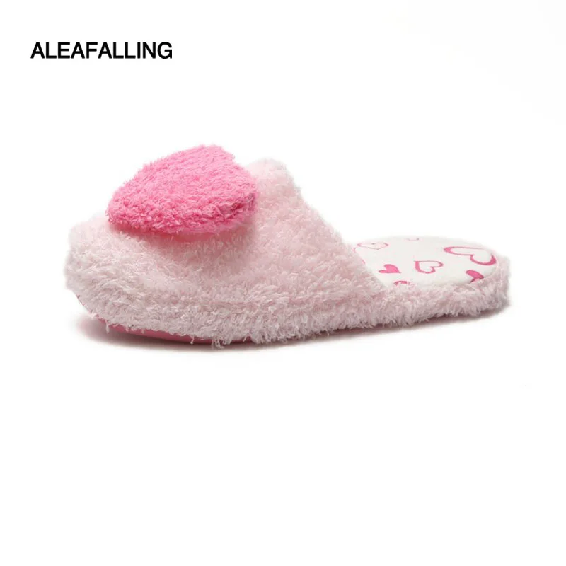 

Aleafalling Winter Warm Women Slipper Warm Flat Sweat Thicken Bottom Slides Soft Slipper Home Flip Flops Female Warm Shoes T78