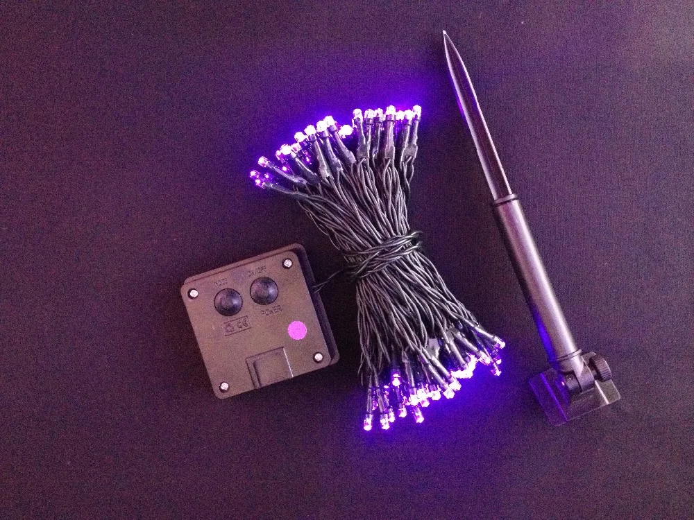Modos de Led Movido a Energia Festa de Natal Quintal ao ar 2pcs ao ar Livre Solar Luz Cordas Jardim Fada Lâmpada 10m 22m 100 Led 200 8 16 light garden