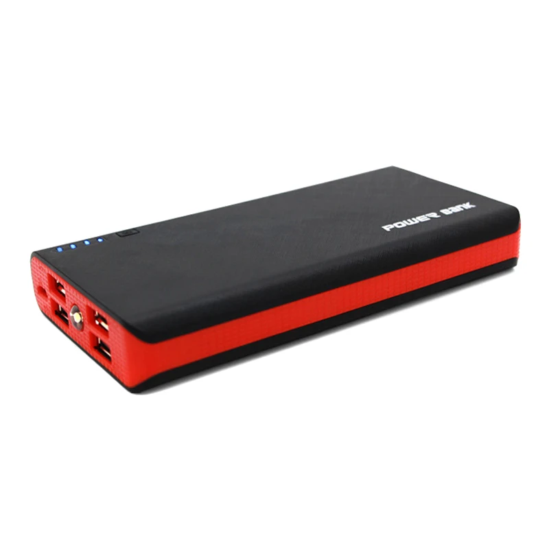 

DIY 2.1A Mobile Power Bank Case Battery Charger Box Case with 4 USB Port for Phone GY88