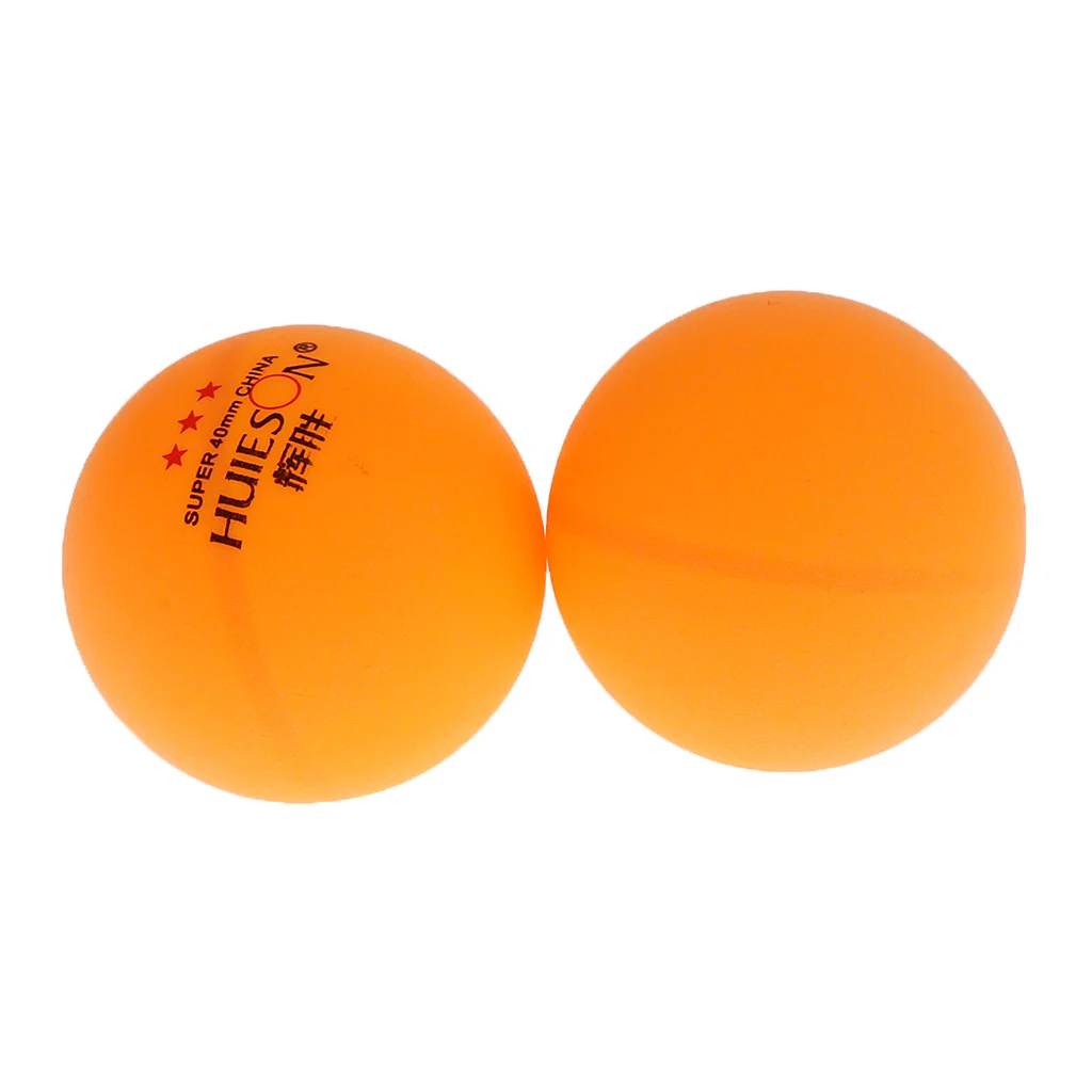 50 Pieces 3 Star 40mm Celluloid Table Tennis Balls Advanced Ping Pong Balls Training Practice 2 Color Options for Indoor Sports