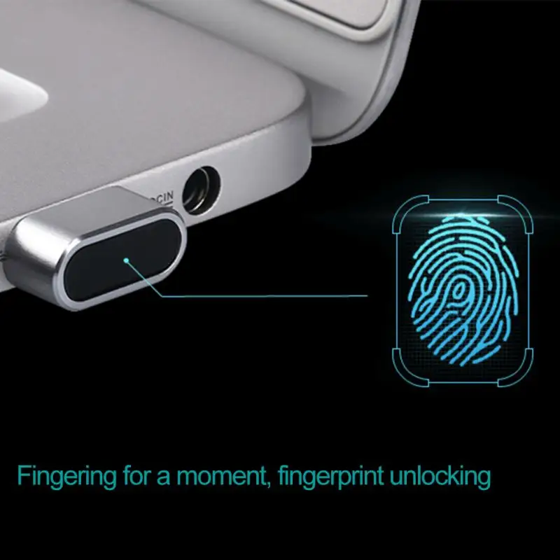 

Portable Aluminum Mini USB Fingerprint Reader module device for Windows 7,8,10 hello Biometric Security Key PC file security