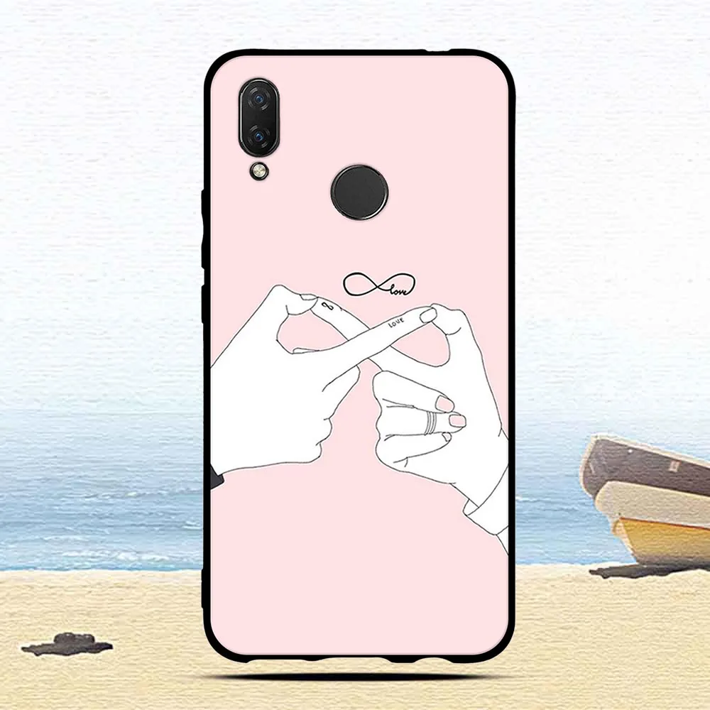 Модный мультяшный чехол с принтом для Huawei Nova 3i Nova3i мягкий силиконовый из ТПУ PSmart P