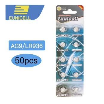 

50pcs AG9 394 SR936SW LR936 SR936 194 LR45 L936 1.55V Alkaline Button Cell Coin Battery batteries for Watch