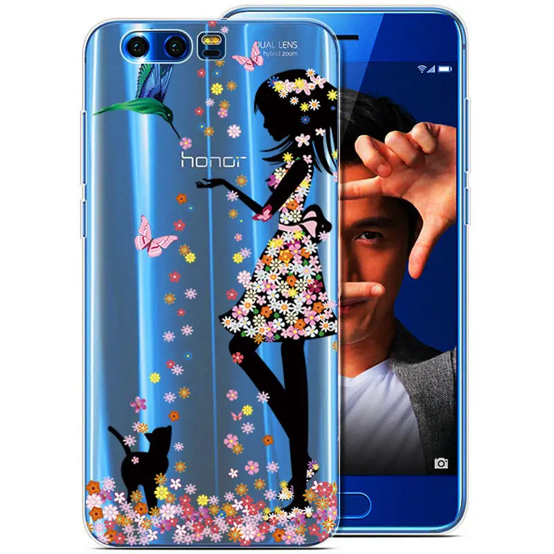 Arvin Transparet Case for Huawei Honor 9 Silicone Cover for Honor 7A 7C 7X 8X Painting TPU Honor 10 9 lite V9 V10 Play Fundas (16)