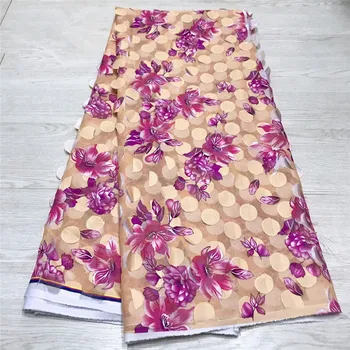 

2019 new high-stick chiffon fabric spring and summer prints fabric background ink style flower high-grade for dress jy82-91