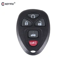 KEYYOU Remote Car Entry Keyless Key Shell Case Fob For Buick For Chevrolet GMC 5 Buttons