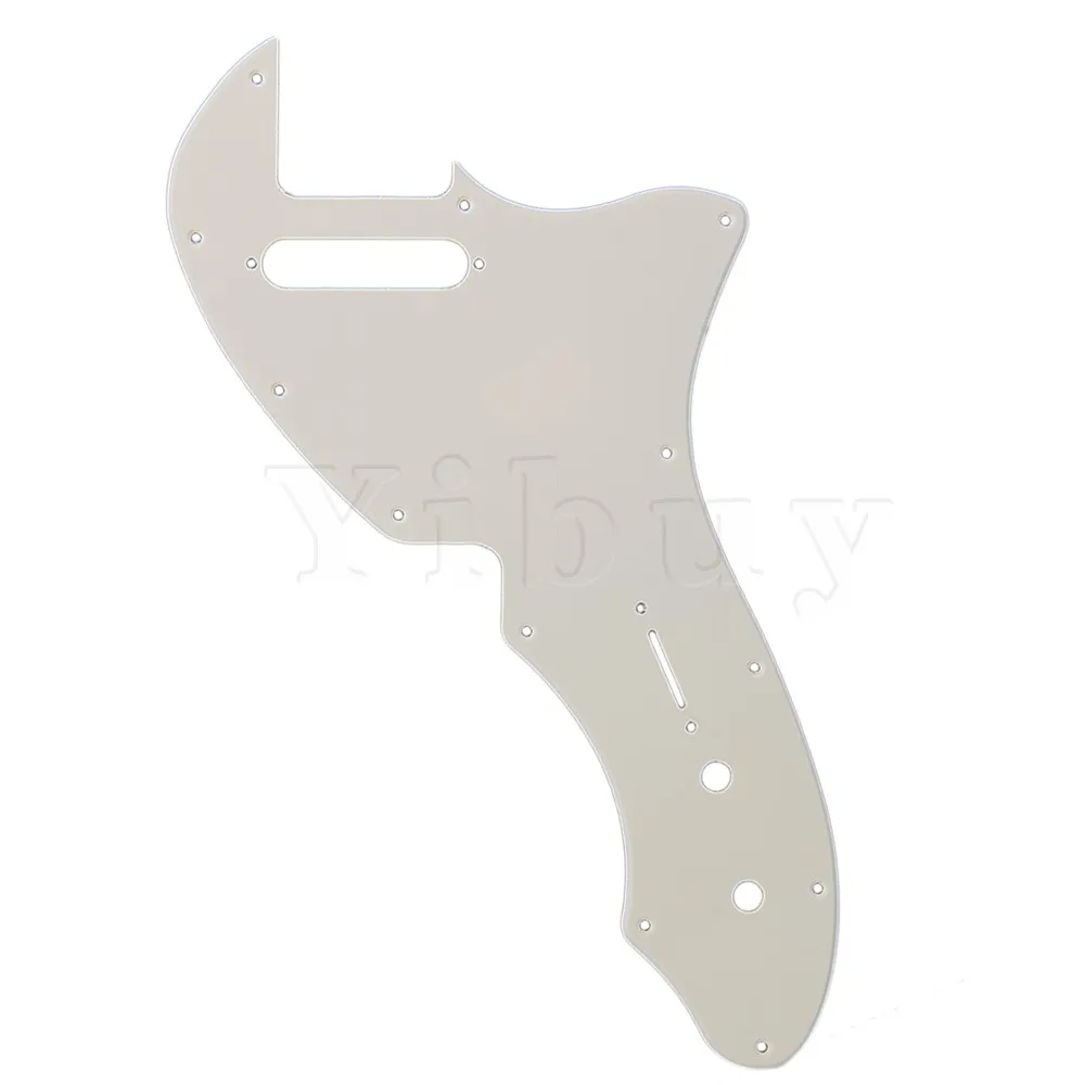 Buy Yibuy 18 Hole Cream Color 1ply Guitar Pickguard
