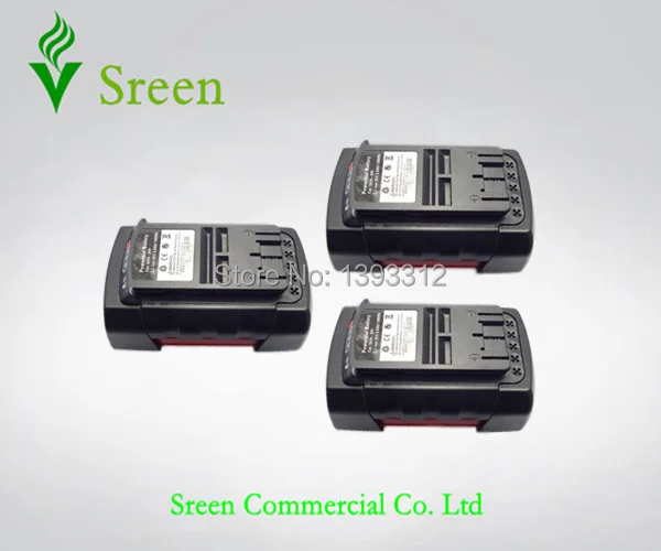 3PCS 3000mAh Rechargeable Lithium Ion Replacement for Bosch 36V Power Tool Battery Packs BAT810 BAT836 BAT840 D-70771 GSB 36V-Li 3PCS 3000mAh Rechargeable Lithium Ion Replacement for Bosch 36V Power Tool Battery Packs BAT810 BAT836 BAT840 D-70771 GSB 36V-Li