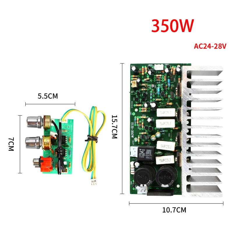 Цифровой аудио усилитель доска 350 Вт моно сабвуфер усилитель для автомобиля DIY динамик двойной AC24-28V E3-005