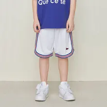 Новые летние детские шорты Детский спортивный Бюстгалтер с сеткой, шорты для баскетбола, Повседневные Шорты Для студентов Шорты для плавания для мальчиков и девочек