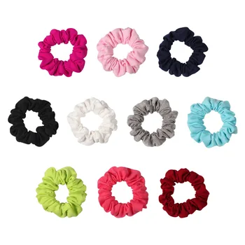 

Free shipping Fashion women pretty candy color Hair bands fresh hair scrunchies girl's hair Tie Accessories Ponytail Holder