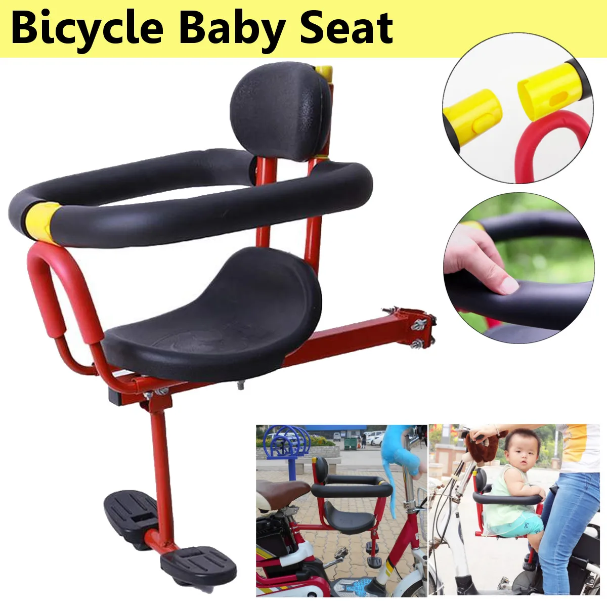 New Universal Electric Car Child Safety Seat Child Bike Bicycle Front Chair Suitable For Children Kids New Universal Electric Car Child Safety Seat Child Bike Bicycle Front Chair Suitable For Children Kids