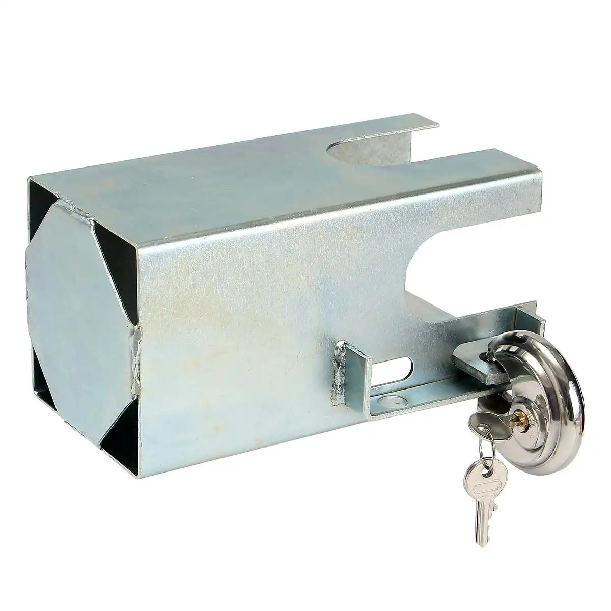 

Metal Universal Trailer Security Lock Tow Anti Theft Lock With 2 Keys