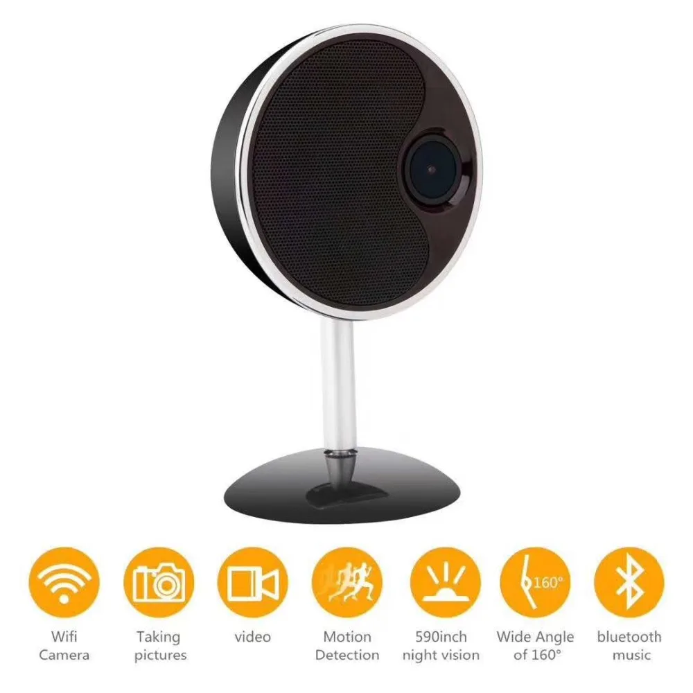

2MP 1080P Wireless WIFI IP Camera With Bluetooth Speaker Function Baby Monitor