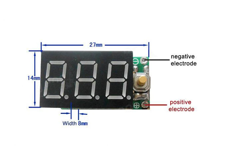 5 шт. для 2-7S Lipo 12-24 В свинцово-кислотная Ni-MH батарея светодиодный цифровой